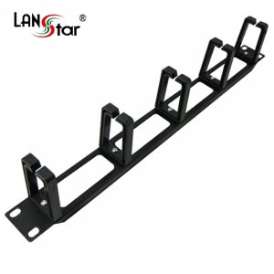 랜스타 LS-CRM-HS1UB 매니지먼트 판넬 1U 검정 허브랙/서버랙용