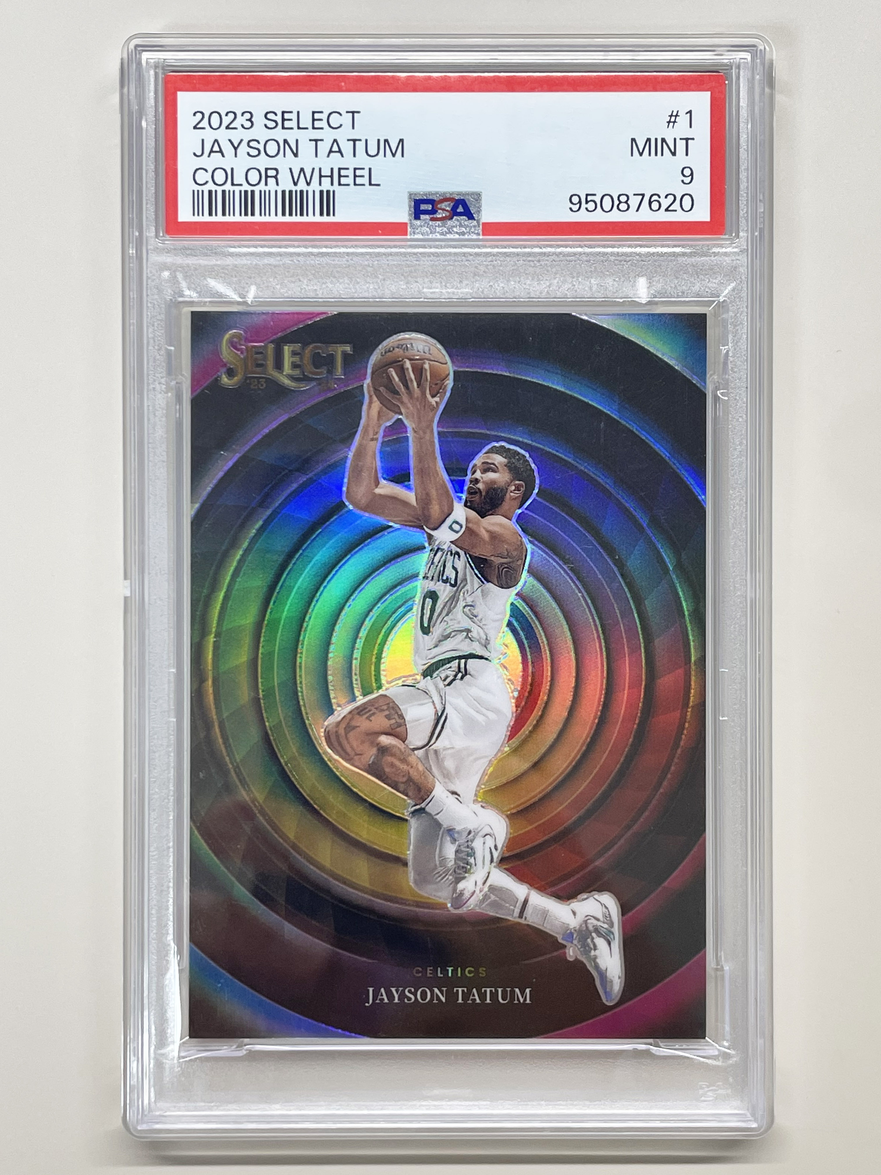 23-24 Select Color Wheel 1 제이슨 테이텀 PSA9