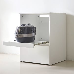 E0자재 광파오븐랜지대 600x565x850, 2단, (무광)서랍레일 (TA2160)