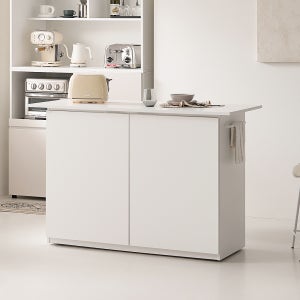 이동식 홈바 주방수납장 1000 좌형 보조 부엌 조리대 아일랜드 식탁 다용도 수납장 정리대