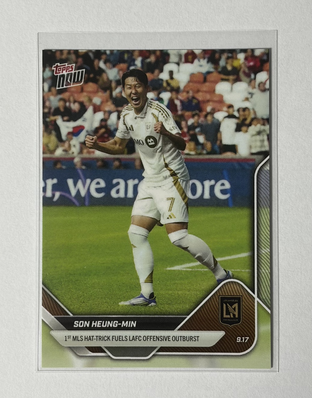 2025 TOPPS NOW 탑스나우 손흥민 MLS 첫 헤트트릭 카드