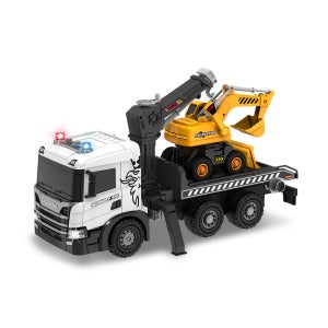빅 스카니아 중장비 운반트럭 포크레인 세트 대형 자동차 남아 유아 선물 장난감
