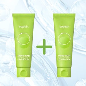 비플레인 녹두 약산성 클렌징폼 120ml x 2세트