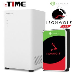 IPTIME NAS200plus 시게이트 IRONWOLF 16TB (16TB X 1EA) NAS + 정품 HDD