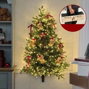 빼꼼 산타 곰돌이 벽트리 풀세트 90cm