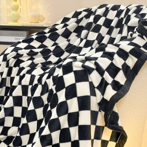 체커보드담요 큰담요 집순이 극세사 대형 거실이불 체크
