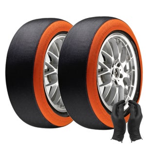 리시오 스노우체인 2p 자동차 타이어 직물 미끄럼방지 눈길 겨울 장갑2매