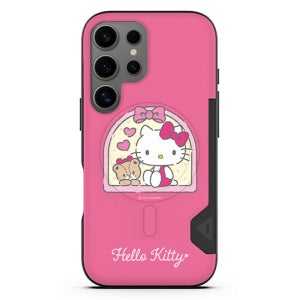 산리오 맥세이프 카드2장 수납 범퍼 케이스 윈도우 헬로키티, 갤럭시S24 울트라