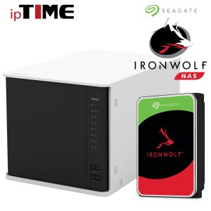 IPTIME NAS400 PLUS 시게이트 IRONWOLF 16TB (16TB X 1EA) NAS + 정품 HDD