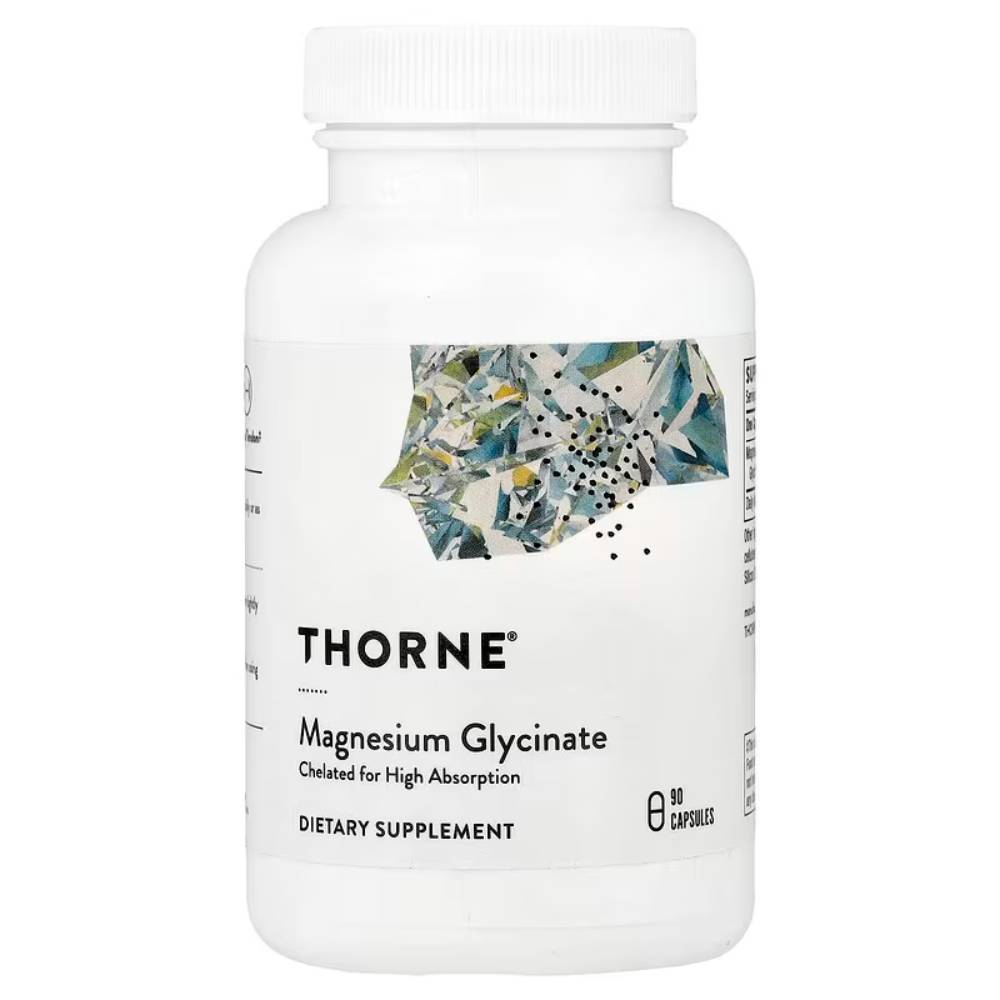 Thorne 쏜 글리신산 <b>마그네슘 120mg</b> 캡슐 90정