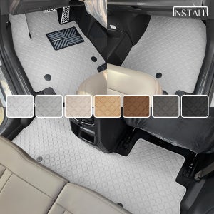 기아 EV5 2026 인스톨 스퀘어 가죽 카매트 1열+2열