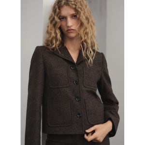 MANGO WOMAN 블레이저 CAMILA Brown 17067911