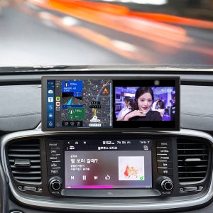 폰차로 쏘렌토 싼타페 카니발 스포티지 무선 카플레이 안드로이드 오토 올인원 네비게이션