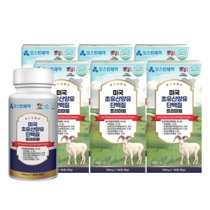 오스틴제약 미국 초유 산양유 단백질 프리미엄 500mg 180정, 6개