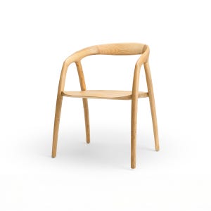 마틸로 C338 암체어 원목 식탁의자 내추럴