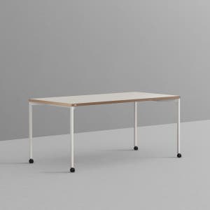 데스커 베이직책상 이동형 1600x800mm, 화이트