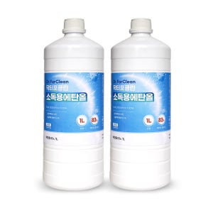 닥터포클린 소독용 에탄올 1L 2개