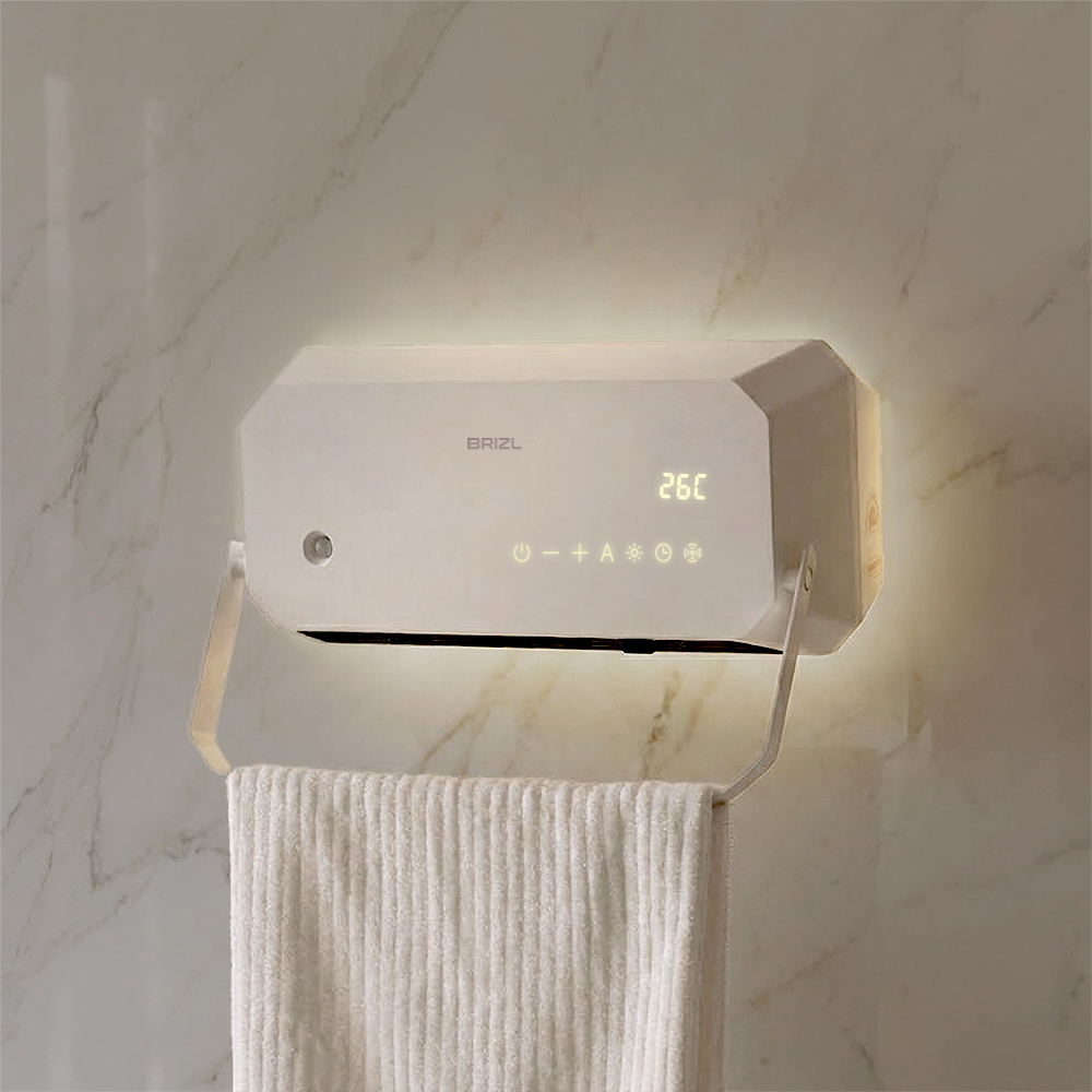 브리즐 욕실 온풍기 벽걸이 가정용 전기 화장실 온풍기 미니 PTC