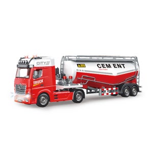BCT 수송트럭 대형 중장비 자동차 탱크로리 시멘트 운반트럭 장난감
