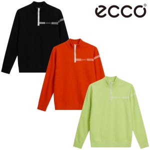 에코 골프웨어 남성 골프 니트 하프집업 방풍 풀오버 반집업 긴팔 티셔츠 RDCPU10010
