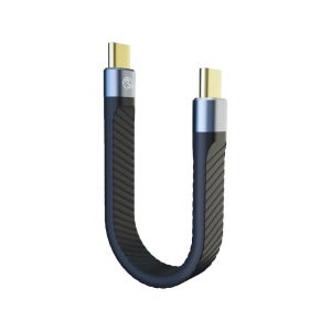 마하링크 C Gen2 플랫 100W 초고속충전 데이터 케이블 13cm ML-CCP132