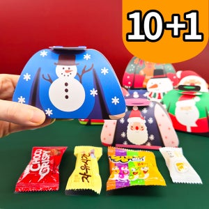 [덤행사] 단체 미니 간식 꾸러미 성탄절 소포장 과자 단체 선물세트