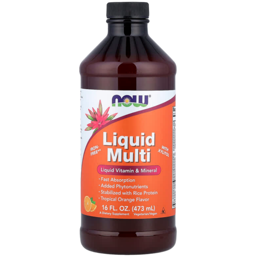 나우푸드 <b>리퀴드 멀티비타민 미네랄</b> 오렌지 473ml