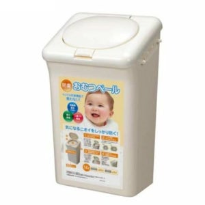 일본 냄새방지 기저귀 휴지통 14L 화이트 신생아 출산준비물
