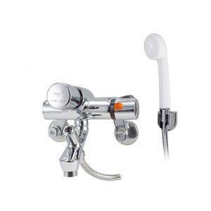 [프레오]국산 좌식 자폐수전 절수형 수영장 휘트니스 사우나 스포츠센터 샤워실 다중시설