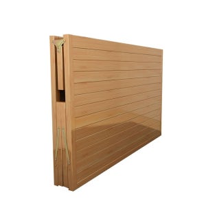 접이식 평상 캠핑 야외 야전 침대 베드 폴딩 간이 60x197cm 브라운좁은판 어린이용