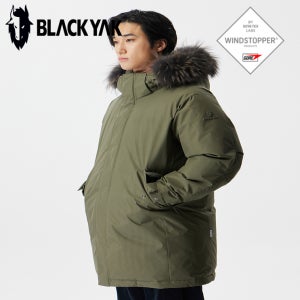 블랙야크 빅사이즈 야상롱패딩 거위털 구스 윈드스토퍼 남성 겨울 점퍼 파카 히마 롱 다운자켓