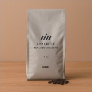 링크커피로스터스 디카페인 커피 원두1kg 로스팅 홀빈 커피공장 원두납품