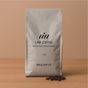 링크커피로스터스 베트남 커피 원두1kg 로스팅 홀빈 커피공장