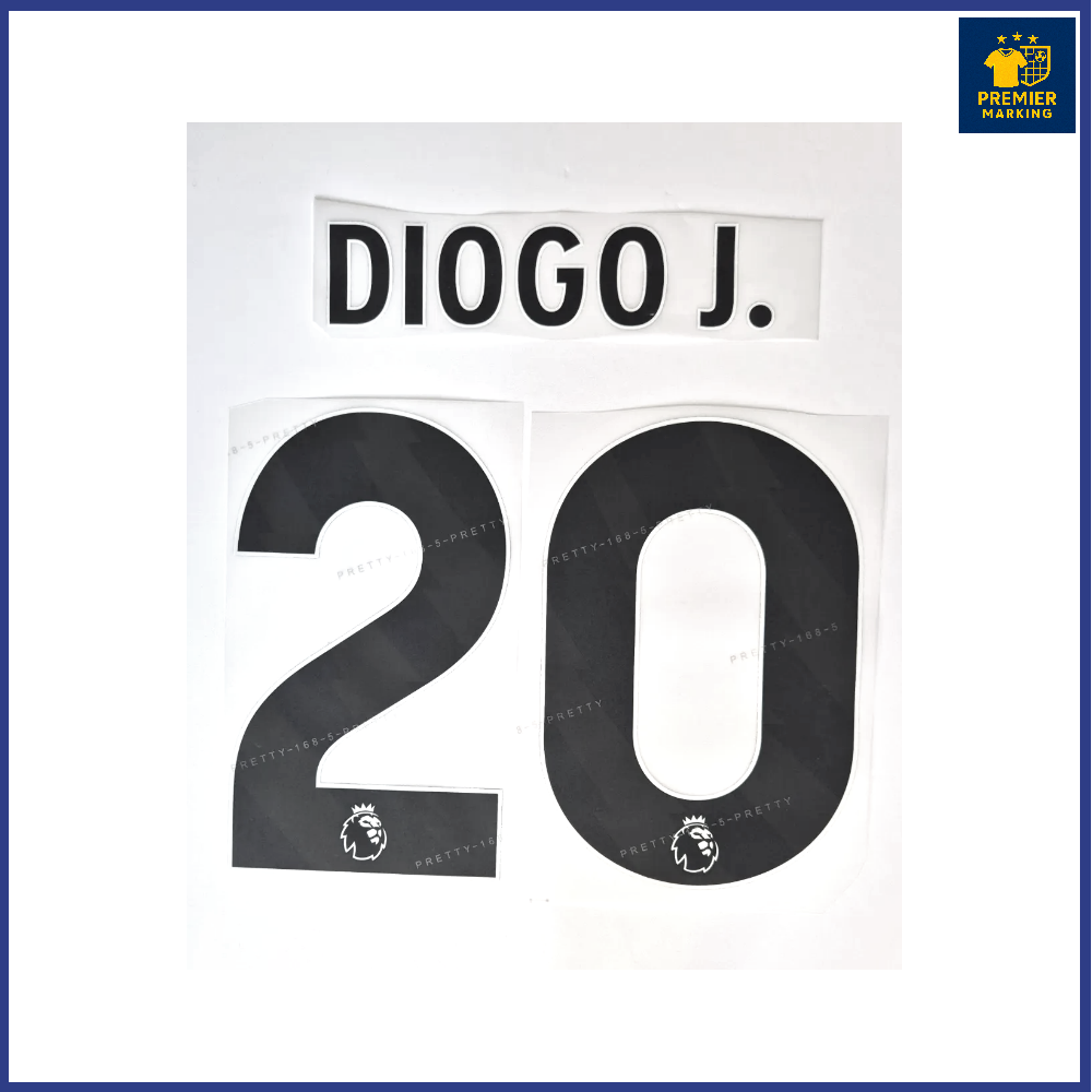 24-25 리버풀 디에고 조타 마킹 마킹지 등번호 패치 네임셋 유니폼 어웨이 20번 NO 20 DIOGO J