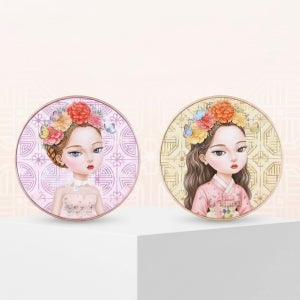 철벽녀쿠션 시즌16 본품 뷰티피플 복숭아빛 단백질 두유 파운데이션 쿠션