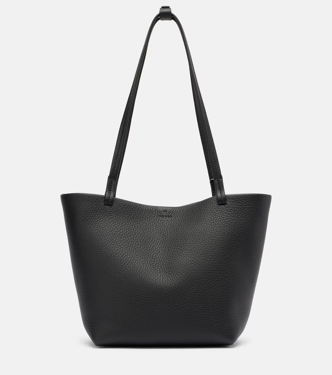 더로우 파크 토트백 미디움 블랙 다크브라운 W1894L129