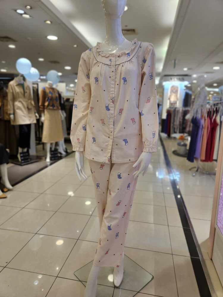 비비안 프린트 파자마 세트