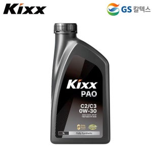 Kixx 프리미엄 엔진오일 new PAO C2/C3 0W-30 (1L) 합성엔진오일 수입차