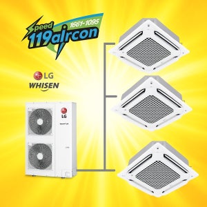 전국설치 싱글베인 4WAY LG 휘센 RNW1001T2S 멀티V 30평 천장형 시스템에어컨 조합형