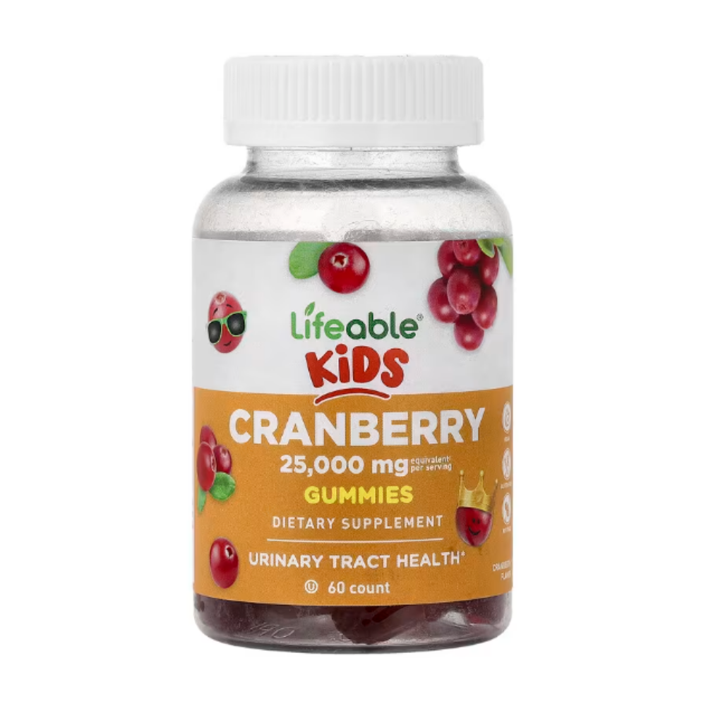 라이퍼블 어린이 <b>크랜베리 구미</b>젤리 60개 (1개월분)