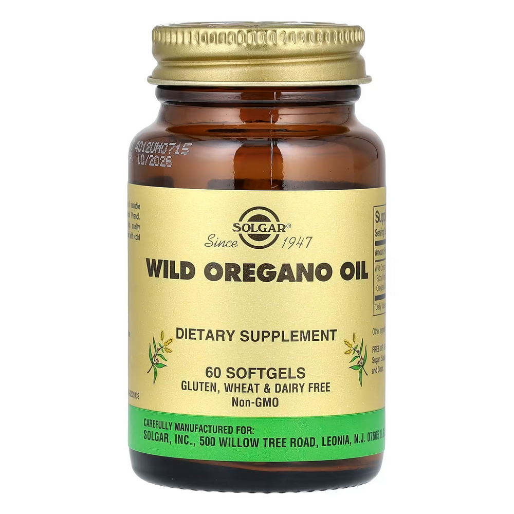 솔가 <b>와일드 오레가노 오일</b> 60소프트젤 175mg 개당