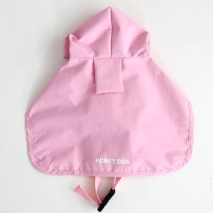 둥둥구펫 강아지옷 우비 망토 (핑크)