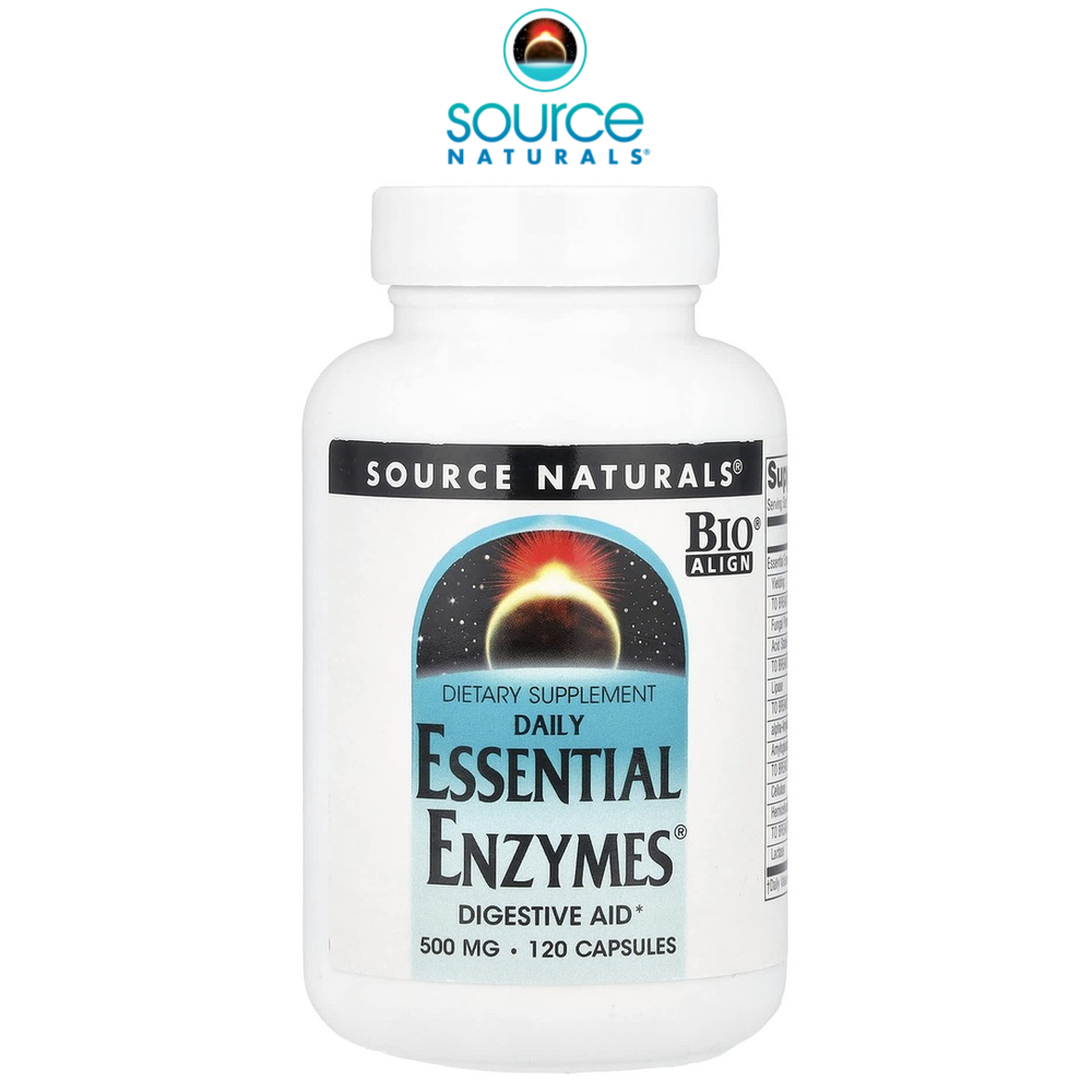 소스내추럴스 <b>데일리 에센셜 엔자임 500mg</b> 120캡슐