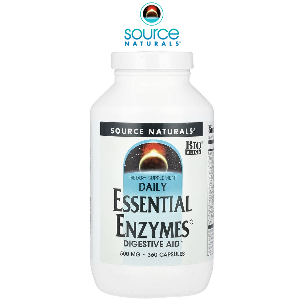 소스내추럴스 <b>데일리 에센셜 엔자임 500mg</b> 360캡슐