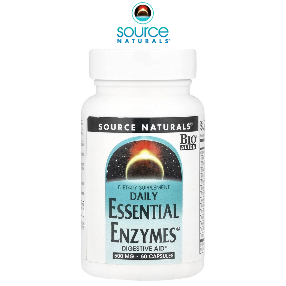 소스내추럴스 <b>데일리 에센셜 엔자임 500mg</b> 60캡슐