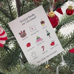 홀리졸리 크리스마스 카드 20매 소량 성탄절 감성 답례 선물 포장 카드