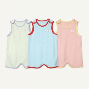 포근양면 봄가을겨울 아기 유아동 수면조끼