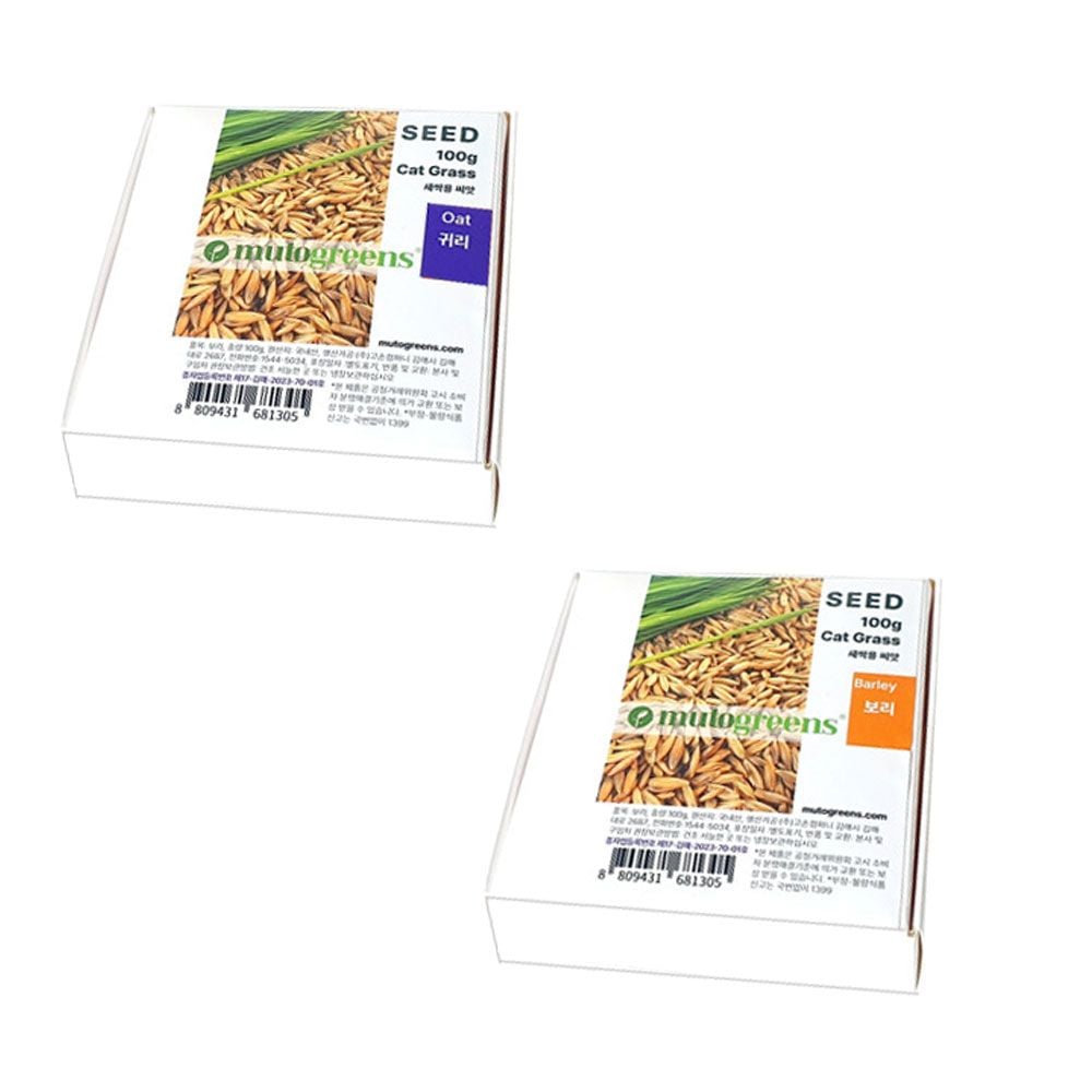 캣<b>그라스</b> 씨앗 100g 고양이풀 캣닢키우기 보리씨앗 100gx1봉지