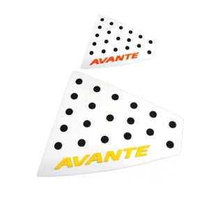 아반떼 AD C필러를 꾸며보자 흰색 스포츠 플레이트 차량꾸미기 내차꾸미기 외관꾸미기