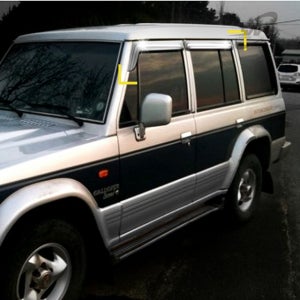 갤로퍼I 1991 윈도우바이저 경동 도어 선바이저 바이져 차 량 빗물받이 스파크